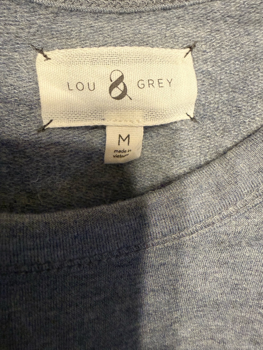 Lou & Grey Heather Gray Short-Sleeve Mini Dress - Picture 5 of 6